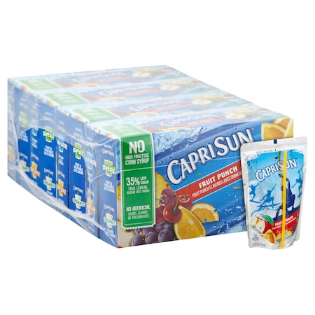 Capri Sun Beverage Fruit Punch 6 fl. oz., PK40 10087684002046
